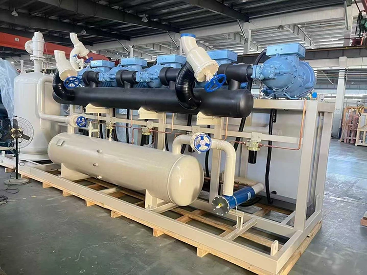 Máy nén lạnh trục vít một tầng bán kín